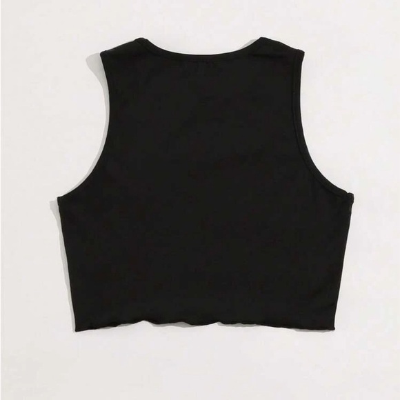 Ladies' Vacay Mode Print Round Neck Tank Top - Picture 2 of 5